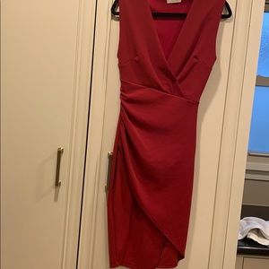 Sexy red dress